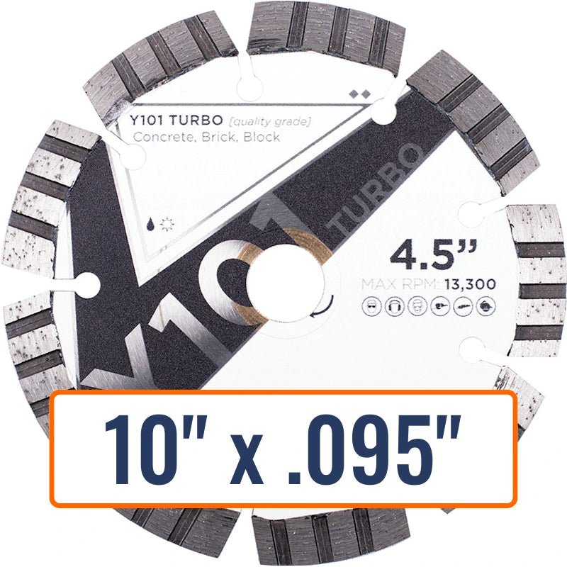 Diamond Vantage 10" x .095" General Purpose Diamond Saw Blade