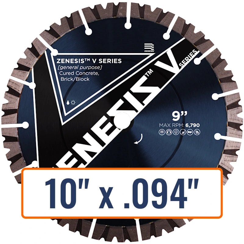 Diamond Vantage 10" x .094" General Purpose Diamond Saw Blade