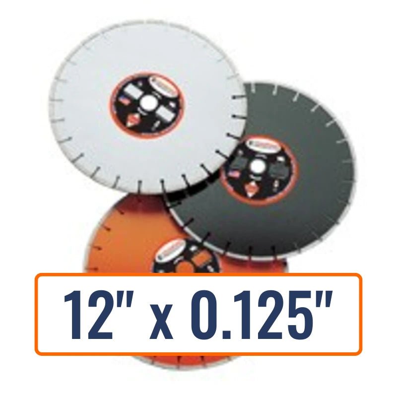 Diamond Products 12" x 0.125" Refractory Diamond Saw Blade with 1" Arbor