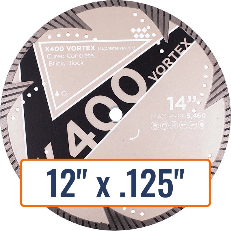 Diamond Vantage 12" x .125" Concrete Diamond Blade - General Purpose - Arbor Size 1"; 20mm
