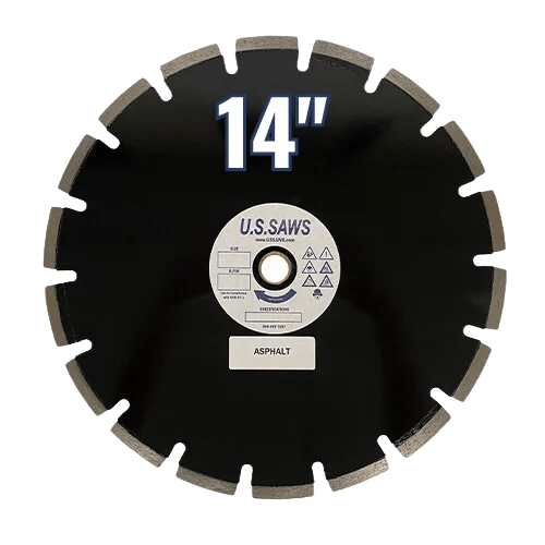 Asphalt Cutting Diamond Blade W/ Kicker Segment, Excellent Value