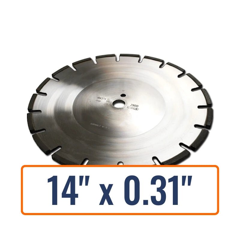 Diamond Products 14" x 0.31" Traffic Loop Diamond Saw Blade for Asphalt and Concrete cutting