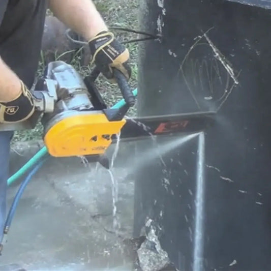 16″ Concrete Cutting Air Chainsaw - View 2