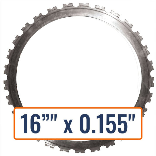Diamond Products 16" x 0.155" Dragon Ring Saw Blade for Hard to Medium Hard Aggregate