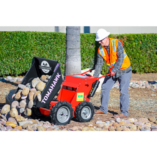 30" Concrete Power Buggy Electric Battery Mini Dumper 660-lb. Bucket Capacity TBUGGY300e-2