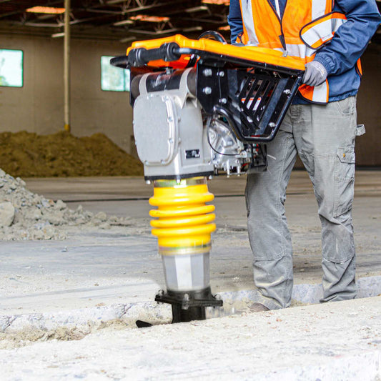 4" x 10" Trench Shoe Plate for Tamper Rammer for Utility Electrical Conduit Pipeline JX60H-4SHOE-2