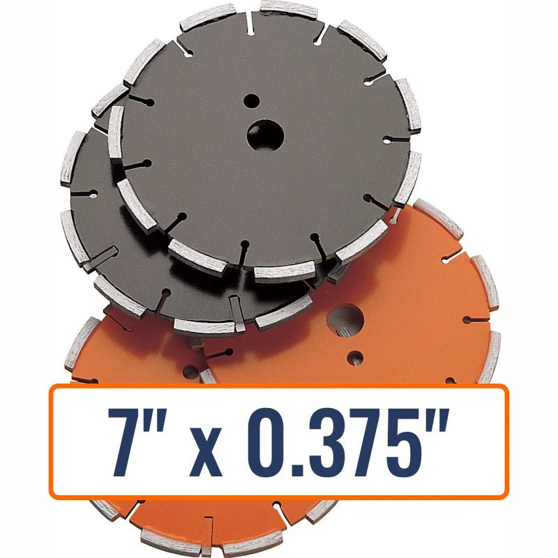 Diamond Products 7" x 0.375" Crack Chaser Blade with 1" Arbor