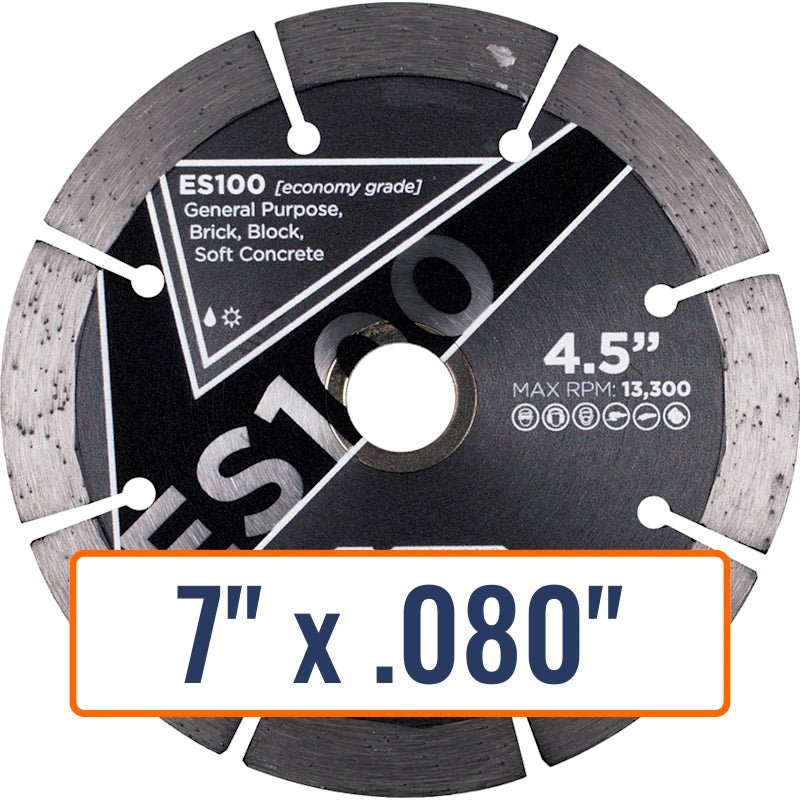 Diamond Vantage 7" x .080" General Purpose Diamond Saw Blade