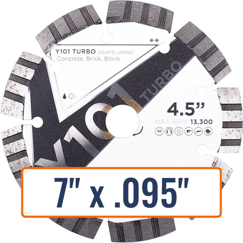 Diamond Vantage 7" x .095" General Purpose Diamond Saw Blade