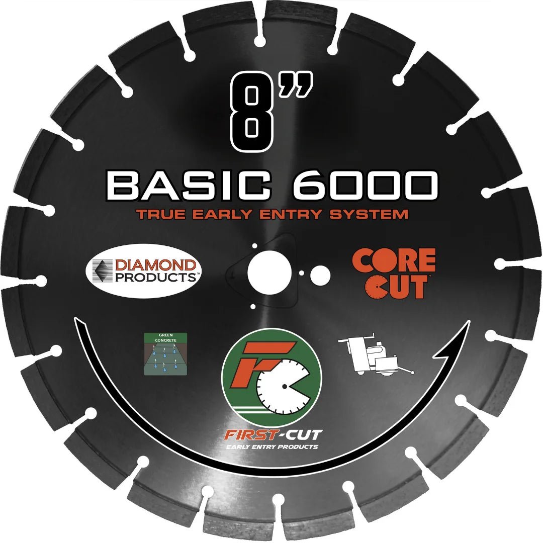 First-Cut, Early Entry Diamond Blade w/ Triangle Knockout - BASIC6000