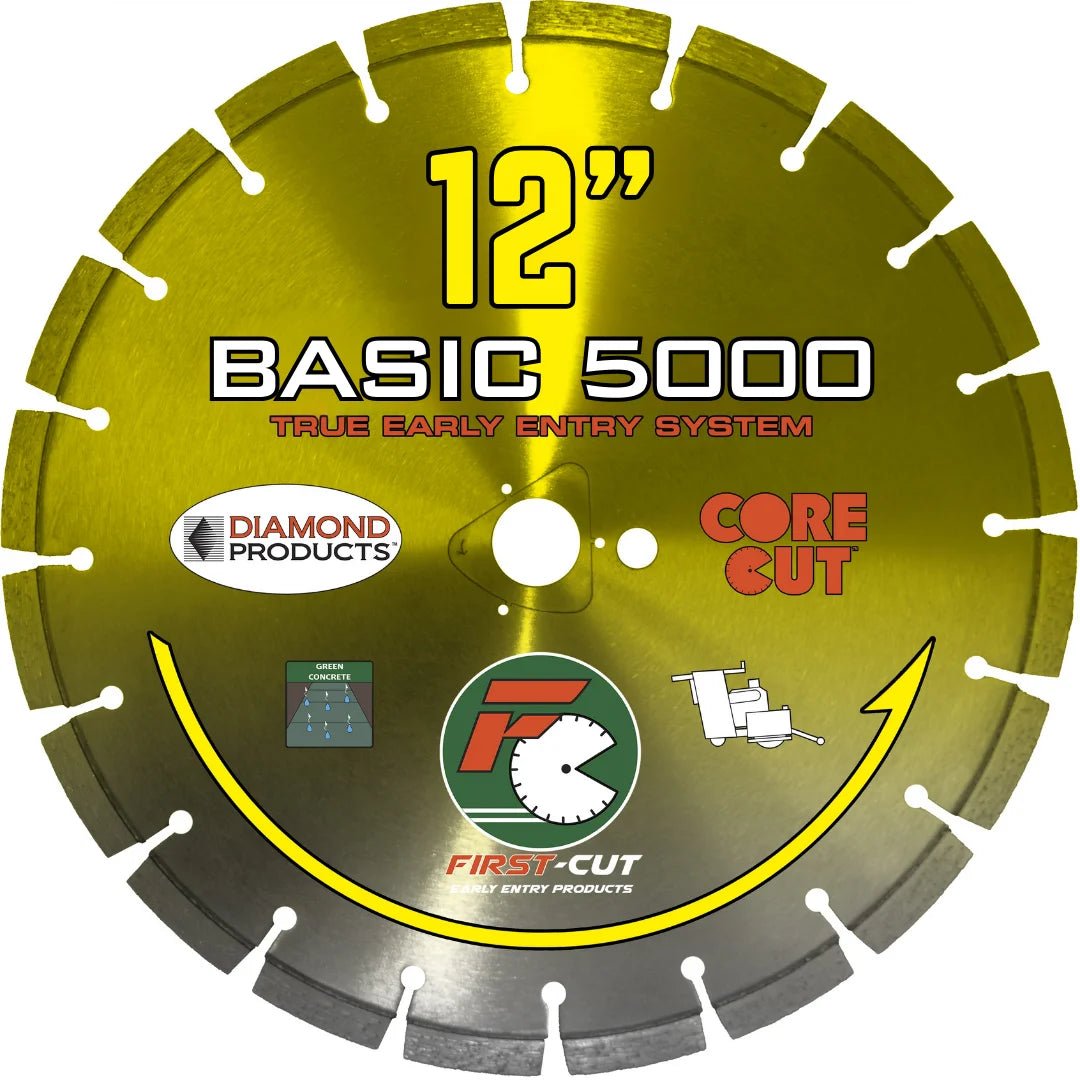 First-Cut, Early Entry Diamond Blade w/ Triangle Knockout - BASIC5000