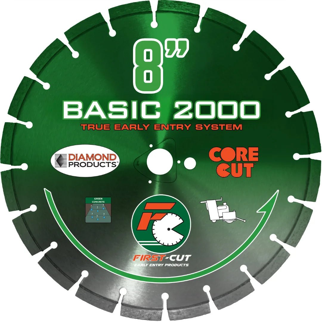 First-Cut, Early Entry Diamond Blade w/ Triangle Knockout - BASIC2000