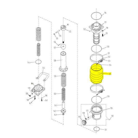 Bellow for TR68H Rammer (MRS80-803203) TR68H-BELW-2