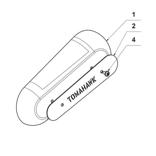 Belt Cover for TPC90H Plate Compactor (600031325A) TPC90H-BELTCV-2