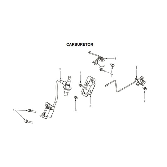 Carburetor for 2000 Watt Inverter Generator TG2000i (Part No. 2260.T48.C01V.00.00) TG2000i-CARB-2