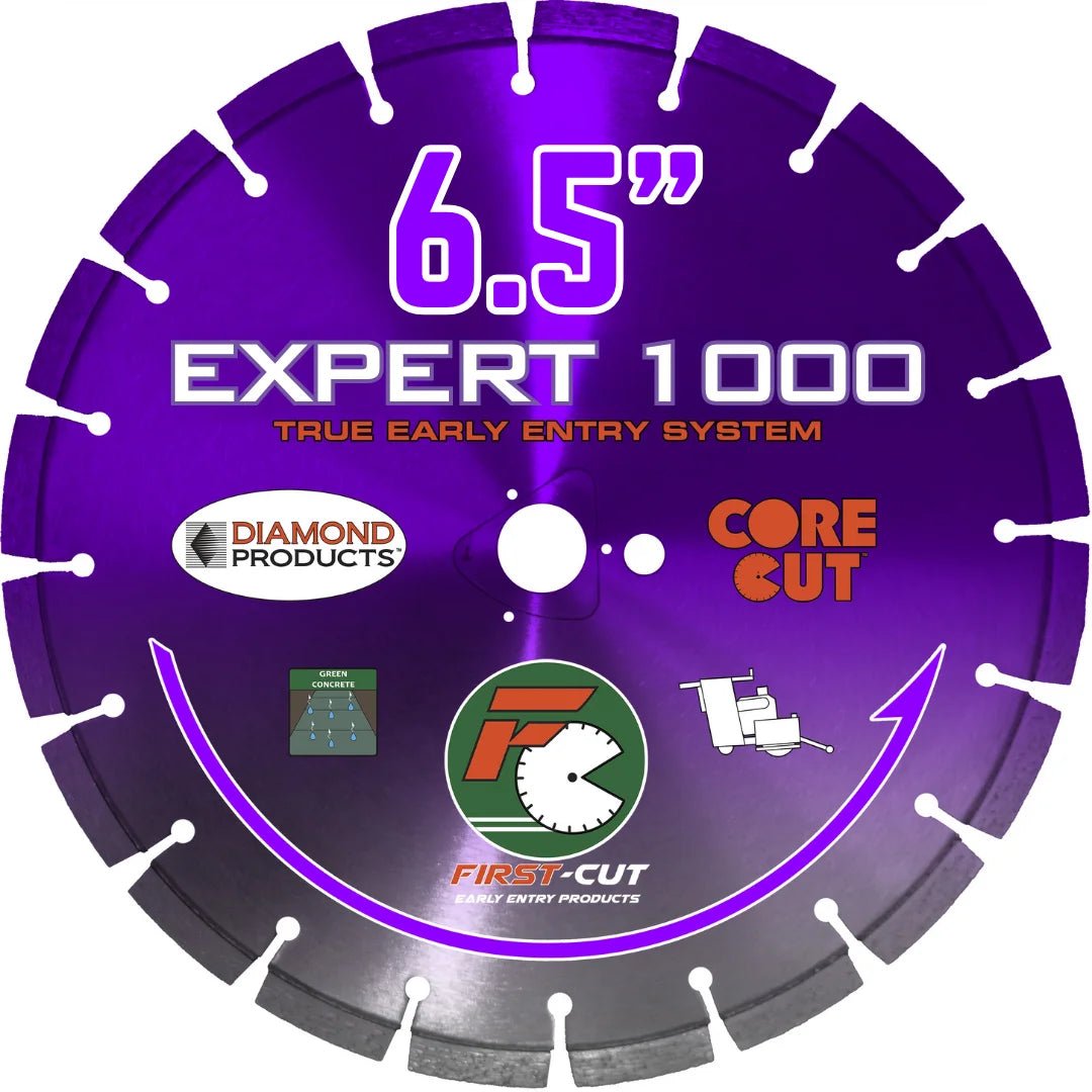 First-Cut, Early Entry Diamond Blade w/ Triangle Knockout - EXPERT1000