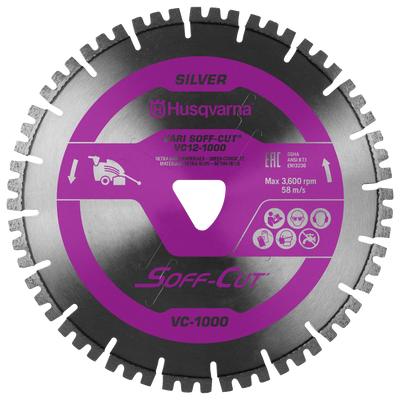 Early Concrete - Husqvarna Vari-Cut 1000 Purple