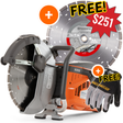 Husqvarna K970 SmartGuard Concrete Saw - Gas