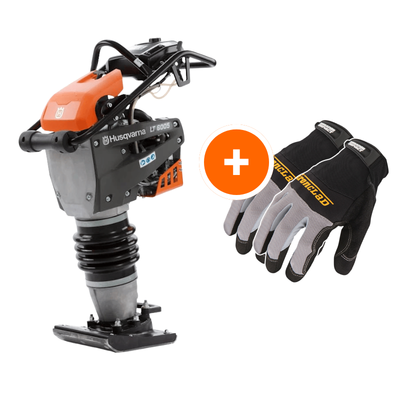Husqvarna LT 6005 | Tamping Rammer W/ Free Vibration Impact Ironclad Gloves