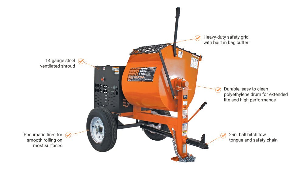 Brave Mortar Mixer BRPMM108H