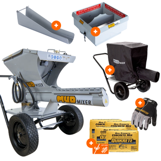 MudMixer Evolution Pro Bundle with Free Accessories + $95 Home Depot eGift Card