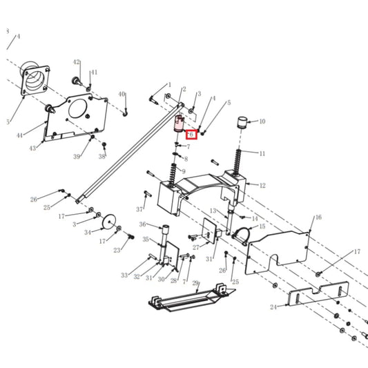 Rare Rod (1906-00043-1) Spare Part for TFS6H 6" Early Entry Green Concrete Saw TFS6H-ROD-2