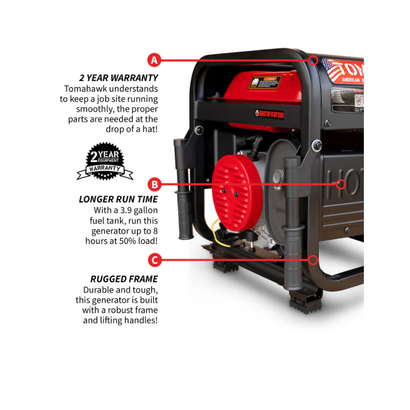 4000W Honda Portable Gas Generator