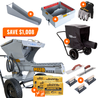 The Ultimate MudMixer Evolution Bundle + $95 Home Depot eGift Card!