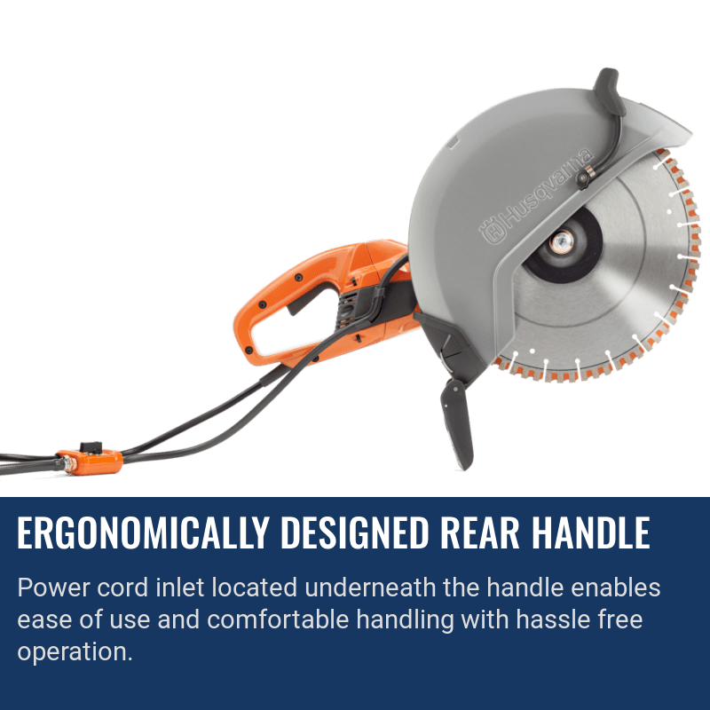 K4000 Husqvarna Ergonomically Designed Rear Handle