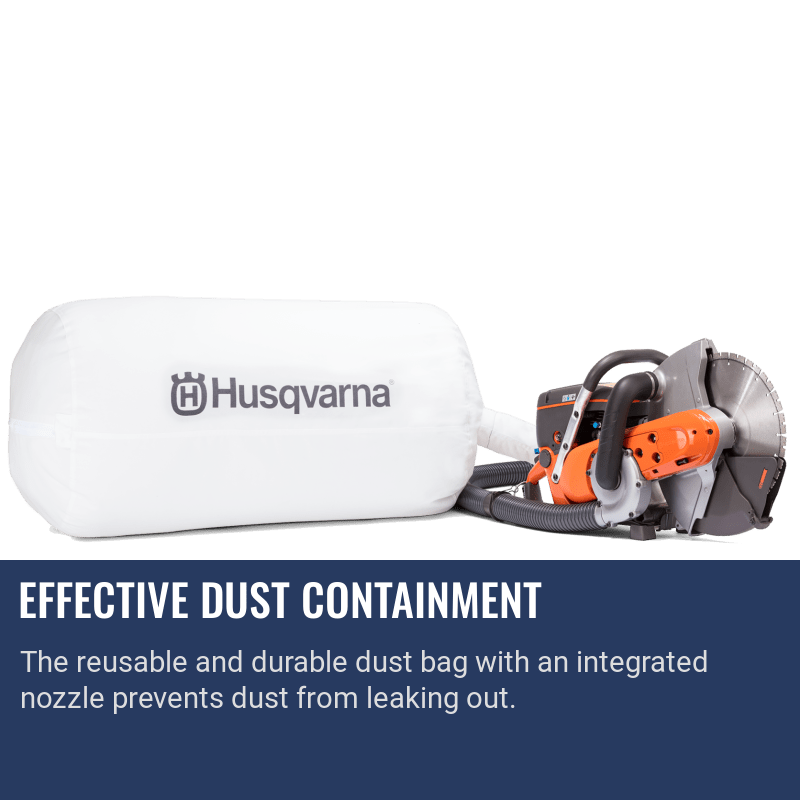 Husqvarna K770 Concrete Saw Effective Dust Containment