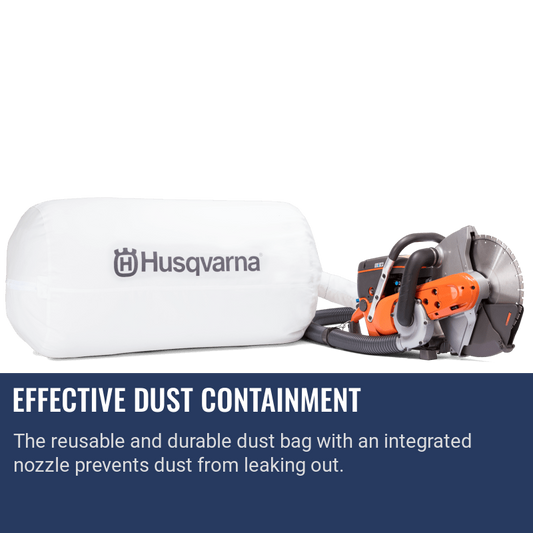 Husqvarna K770 Concrete Saw Effective Dust Containment