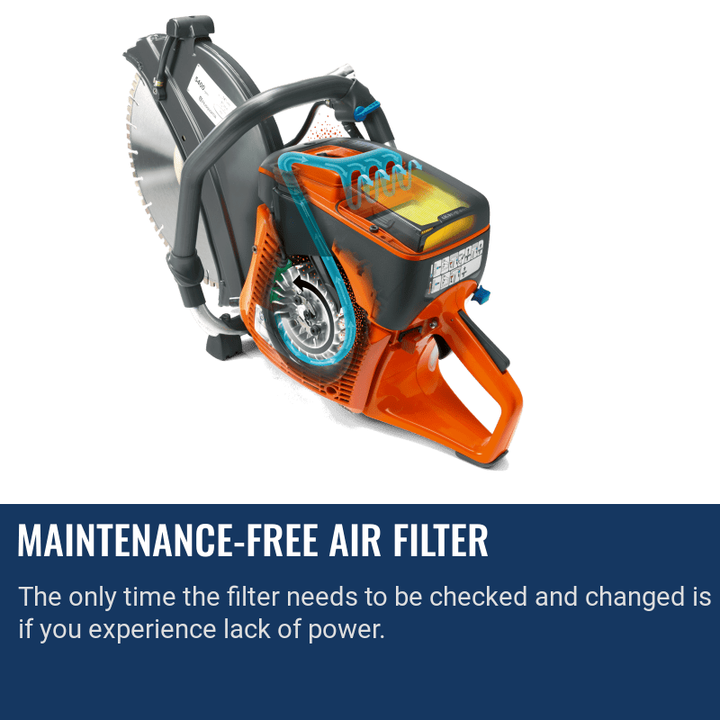 Husqvarna K1270 Maintenance-Free Air Filter