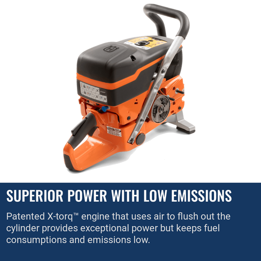 Husqvarna K1270 Rail Superior Power With Low Emissions