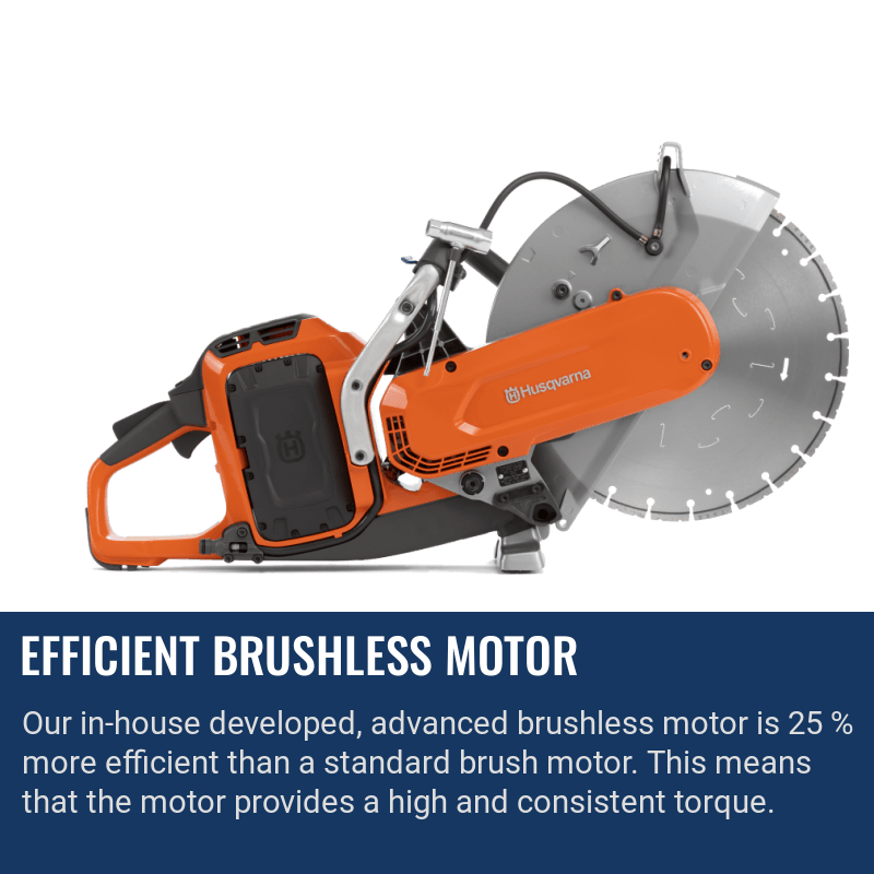 Husqvarna K1 Pace Efficient Brushless Motor