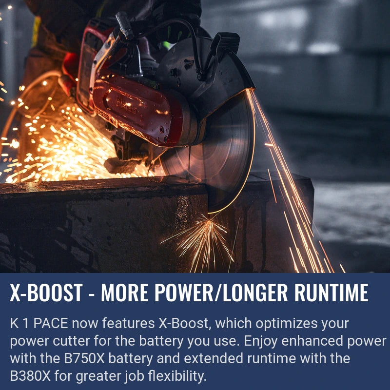 Husqvarna K1 Pace X-Boost - More Power/Longer Runtime