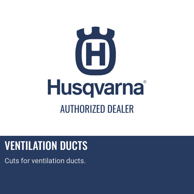 Husqvarna K7000 Ventilation Ducts
