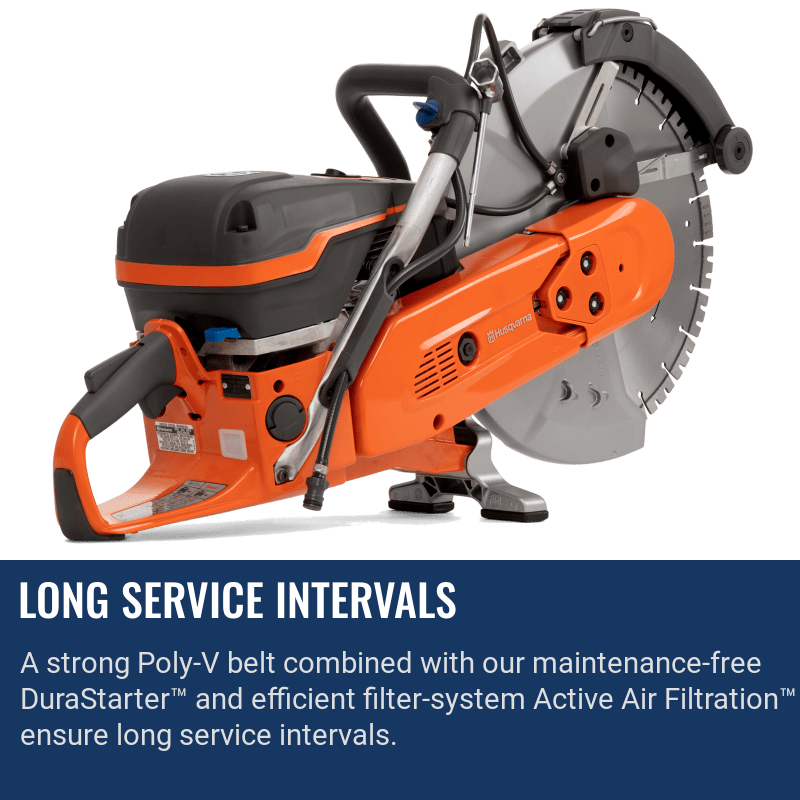Husqvarna K 970 Smartguard Long Service Intervals