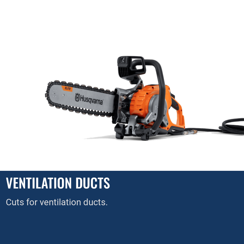 Husqvarna K7000 Ventilation Ducts