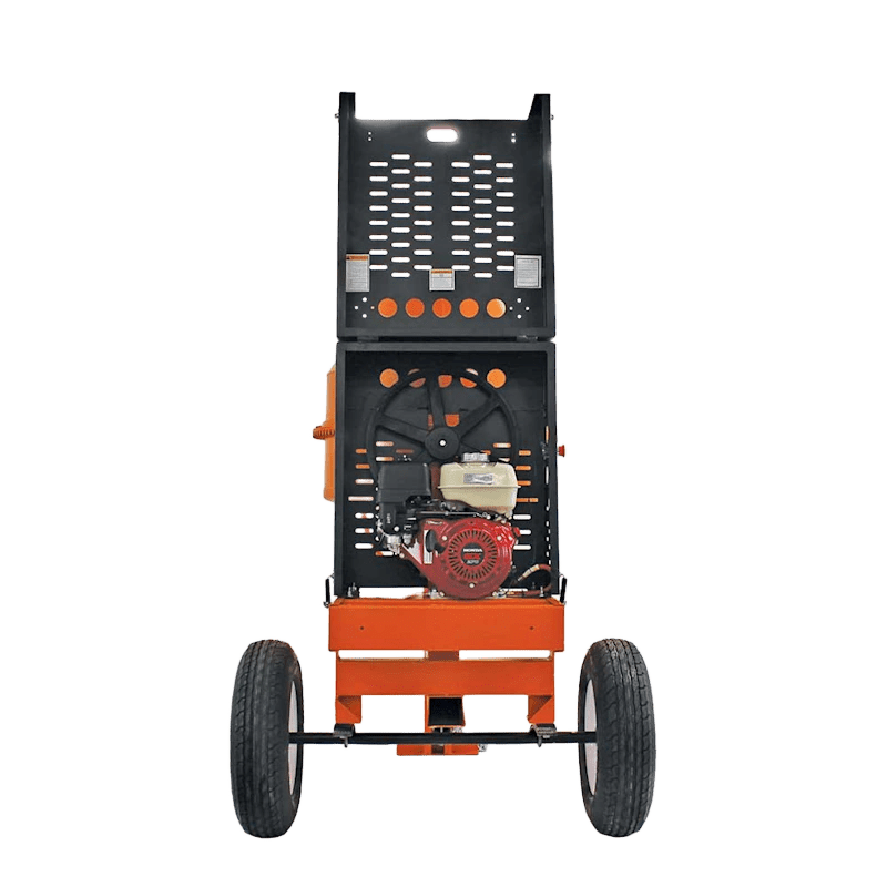 Gas-powered Brave Honda GX270 9 Cubic Feet Cement Mixer - durable, efficient, and reliable for professional concrete construc
