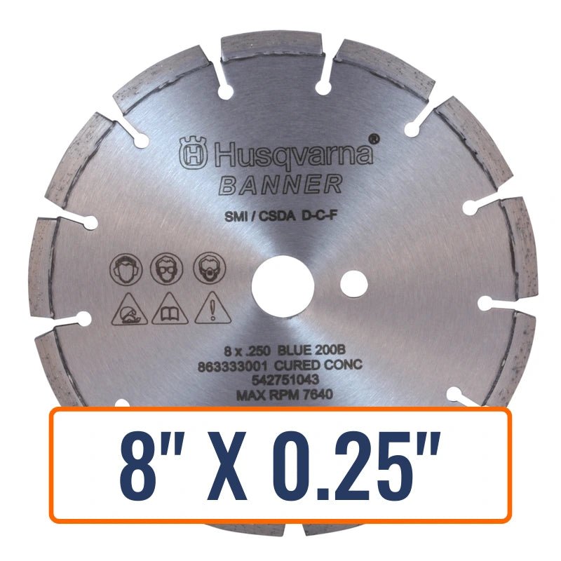 Crack Chaser Diamond Blade - Banner Line® Crack Saw Blue 200b
