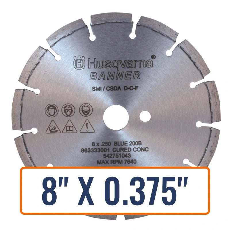 Crack Chaser Diamond Blade - Banner Line® Crack Saw Blue 200b