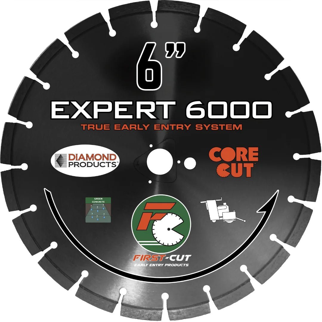 First-Cut, Early Entry Diamond Blade w/ Triangle Knockout - EXPERT6000