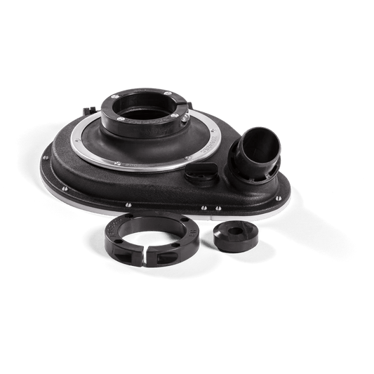 Husqvarna dust shroud composite deluxe black for Makita & Hitachi collectors