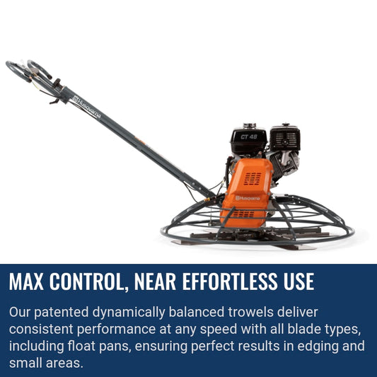 Husqvarna CT 48 I Max control, near effortless use