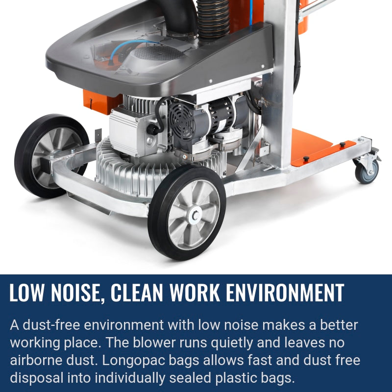 Husqvarna DC 6000 Low noise, clean work environment