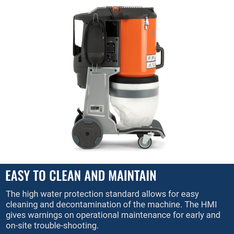 Husqvarna DE 110 H Easy to clean and maintain