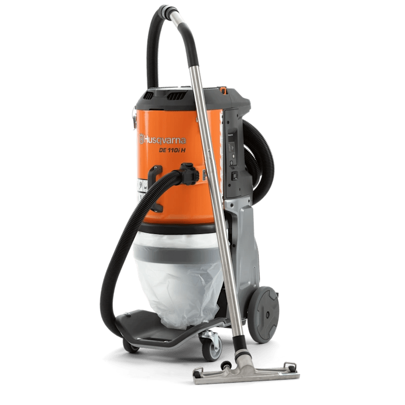 Husqvarna DE 110i H Dust Extractor - powerful and efficient dust collection solution.
