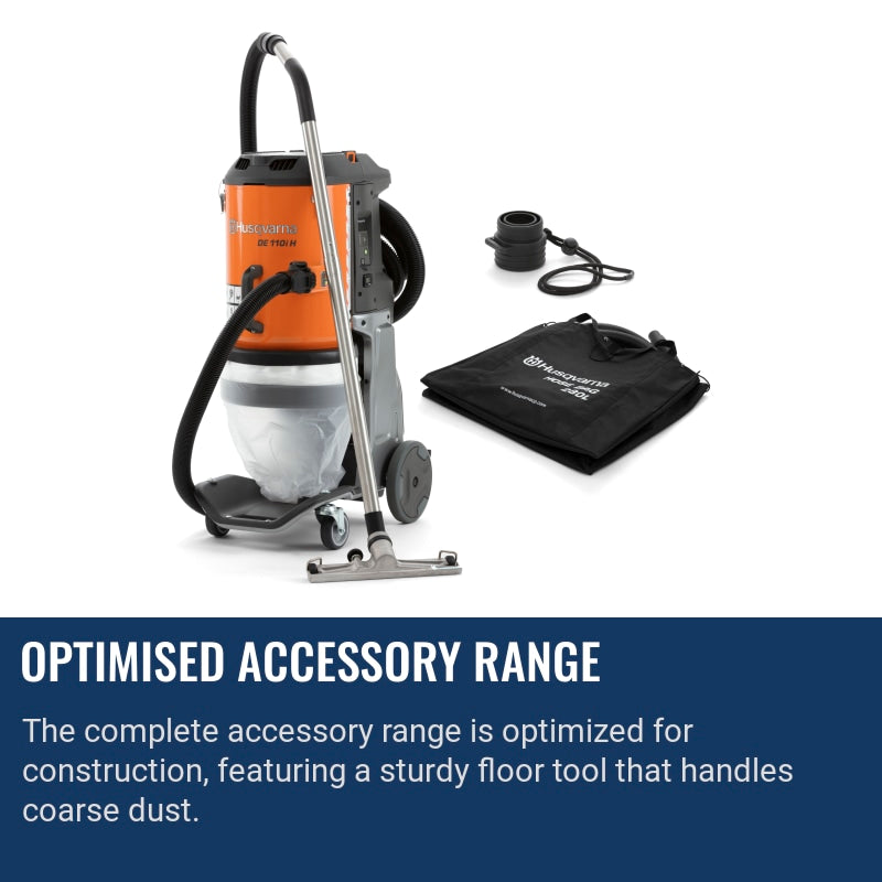 Husqvarna DE 110i H Optimised accessory range