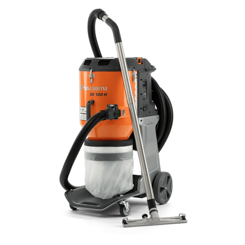 Husqvarna DE 120 H Dust Extractor - Powerful dust removal for clean workspaces.