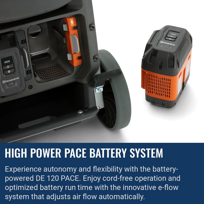 Husqvarna DE 120 H PACE High power PACE battery system